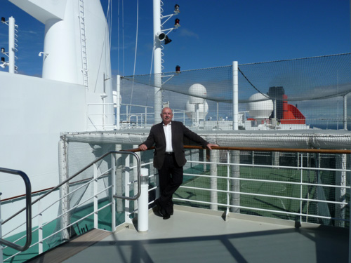 2012, als ich mit der Queen Mary II zum Nordkap unterwegs war.